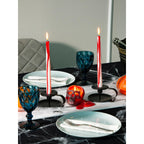 Candwax 10 Inch Taper Candles Set Of 12 - Unscented Candles Taper Burning For 8 Hours - No Drip Bleeding Taper Candles Ideal As