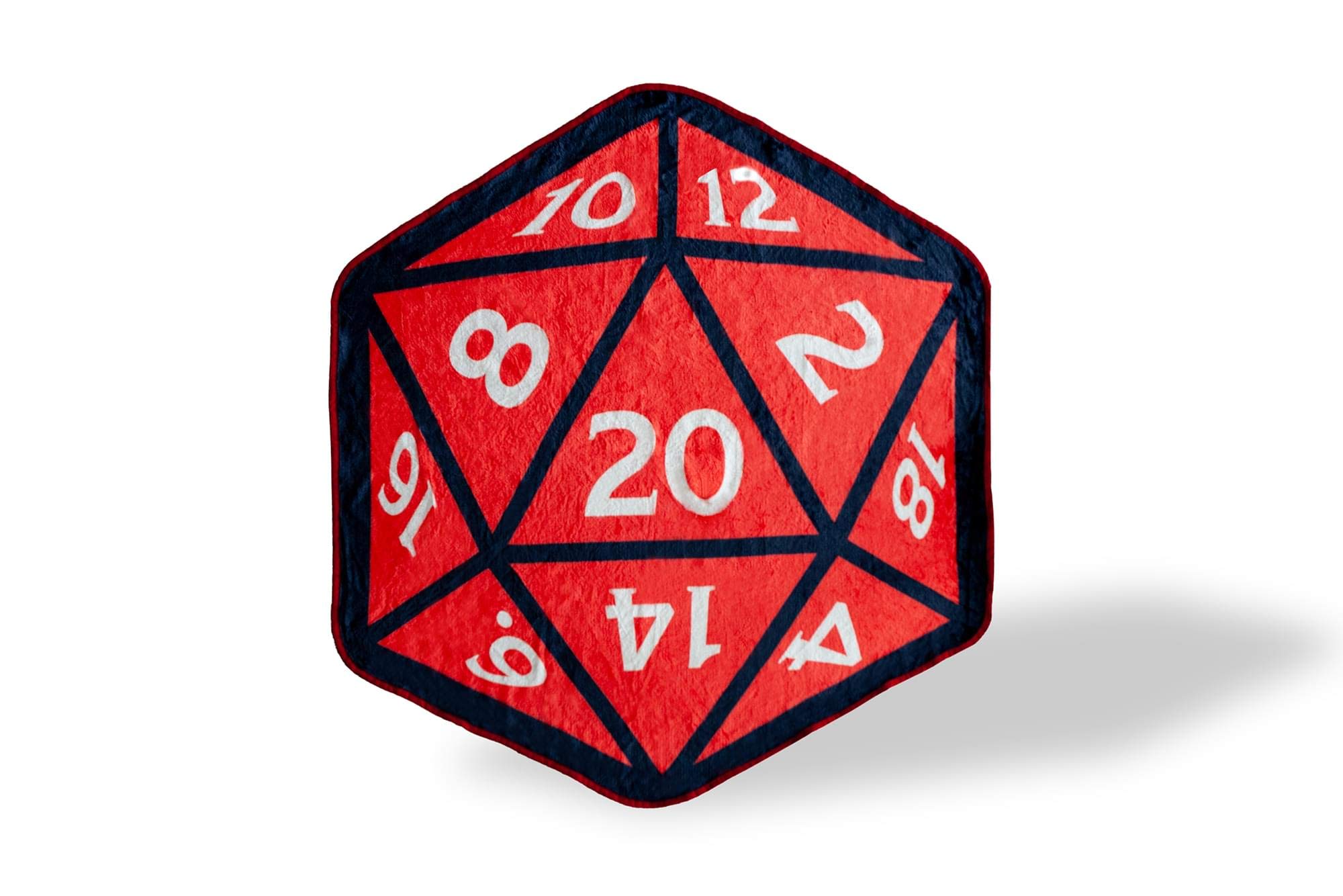 Dungeons And Dragons D20 Fleece Throw Blanket | Soft Blankets And Throws Fleece Blankets For Gamers | Designed After The D&D 20-