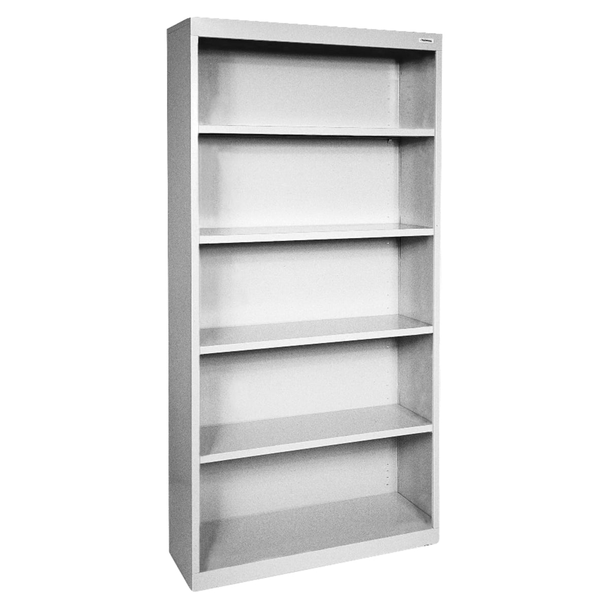 Lorell Llr41289 Fortress Series Steel Light Gray Book Case, 34.5&quot; X 13&quot; X 72&quot;