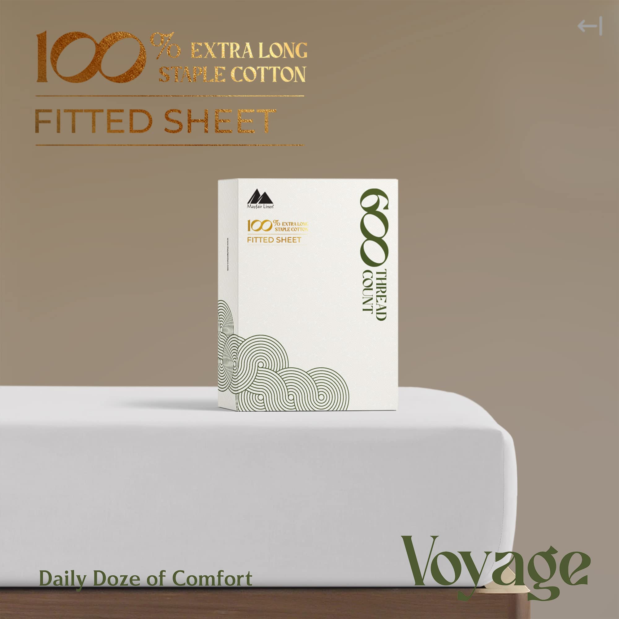 Premium Hotel Quality 1-Piece 100% Cotton Fitted Sheet, Luxury & Softest 600 Thread Count Egyptian Feel Sateen Weave Bottom Sheet, Deep Pocket Up To 18 Inch, Full Size, Silver