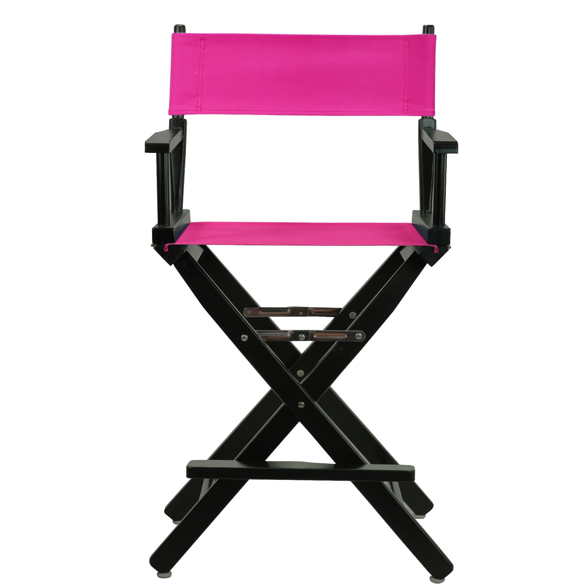 Casual Home 220-02/021-30 Director Chair 24&quot; - Counter Height Blackframe/Magenta Canvas