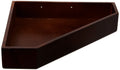 Home Sparkle Set of 2 Corner Wall Shelves for Home Decor | Engineered Wood Floating | 2 Tier Radial | Wall Mounted Floating Shel
