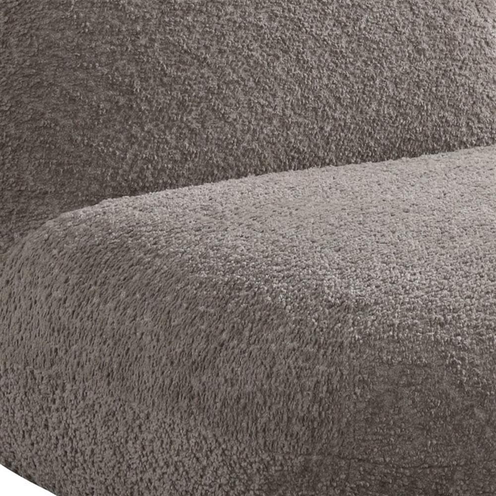 Lilola Home Weston 21.5" W Brown Chenille Deer-Shaped Kids Chair