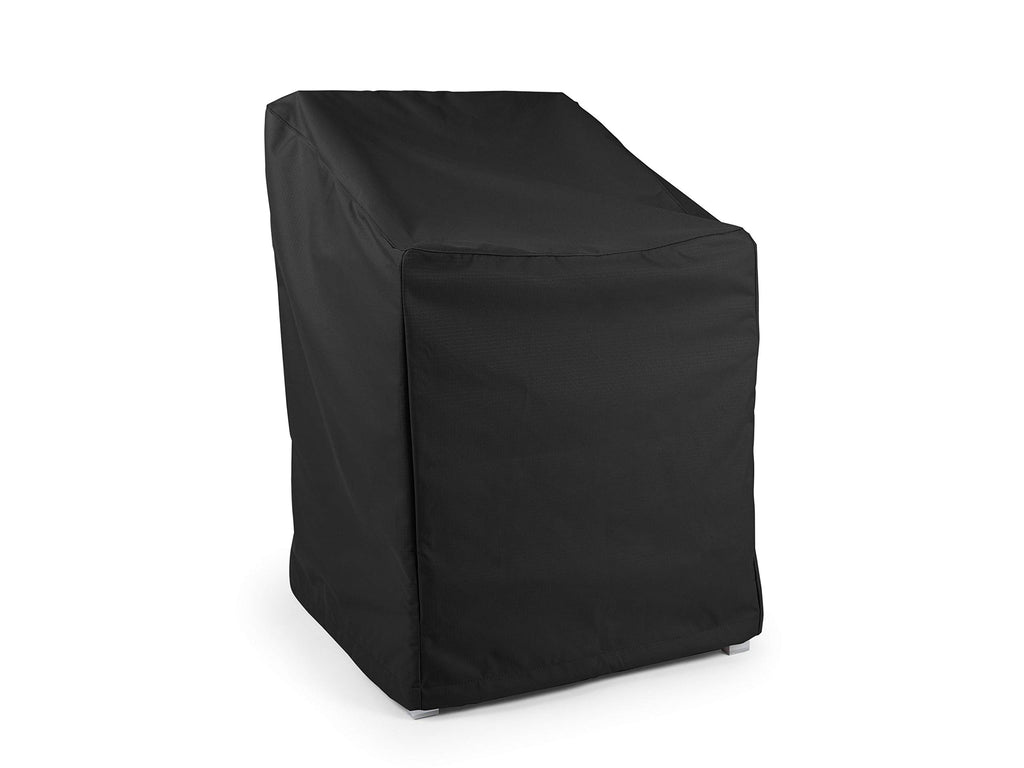 Covermates Outdoor Chair Cover - Heavy-Duty Polyester, Weather Resistant, Drawcord Hem, Seating And Chair Covers, 34W X 40D X 34H, Ripstop Black