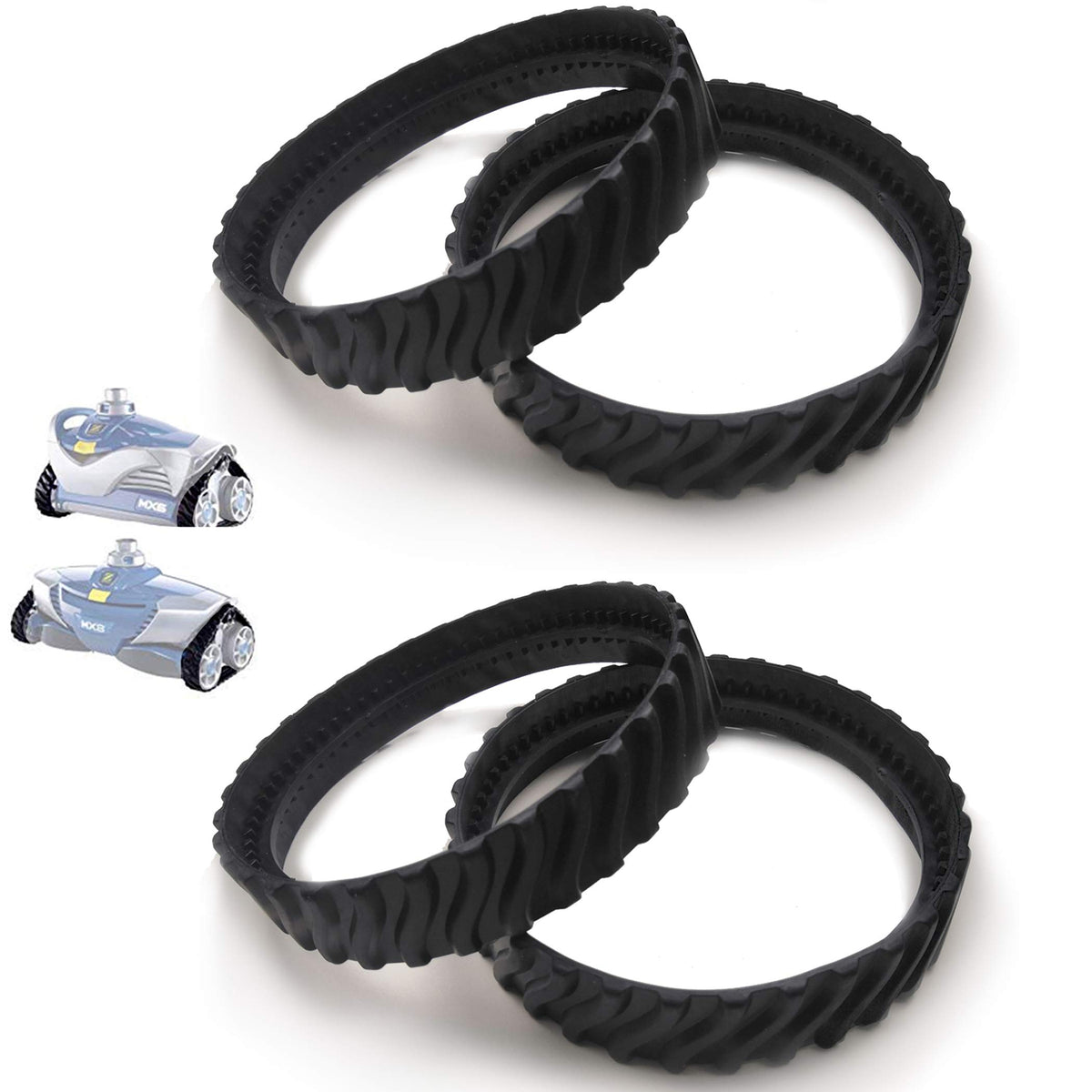 Ar-Pro (4 Tracks R0526100 Upgraded Version Track Replacement | Compatible With Mx8/Mx6 In-Ground Pool Cleaner/Made Of Premium, H