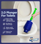 Luigi'S Toilet Plunger | The World'S Best Unblocker | Snake Design Bathroom Plungers | Clog & Blockage Remover