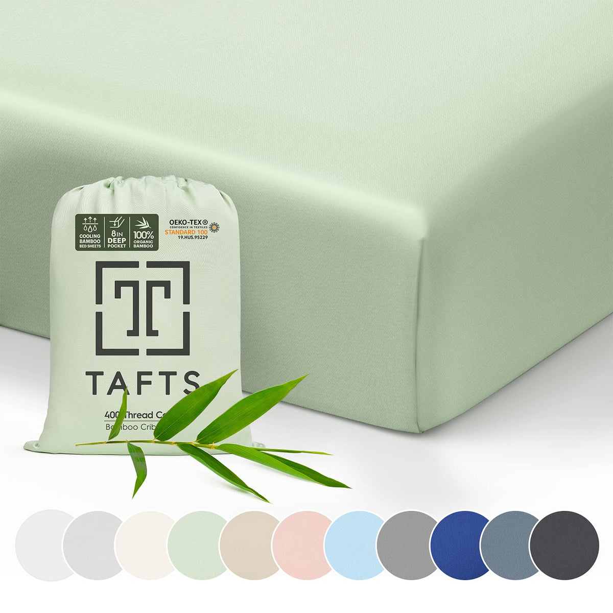 Tafts Bamboo Crib Sheet Fitted, Girls Boys  Unisex 100 Organic Bamboo Crib Sheet For Standard Crib And Toddler Mattress, Luxurio