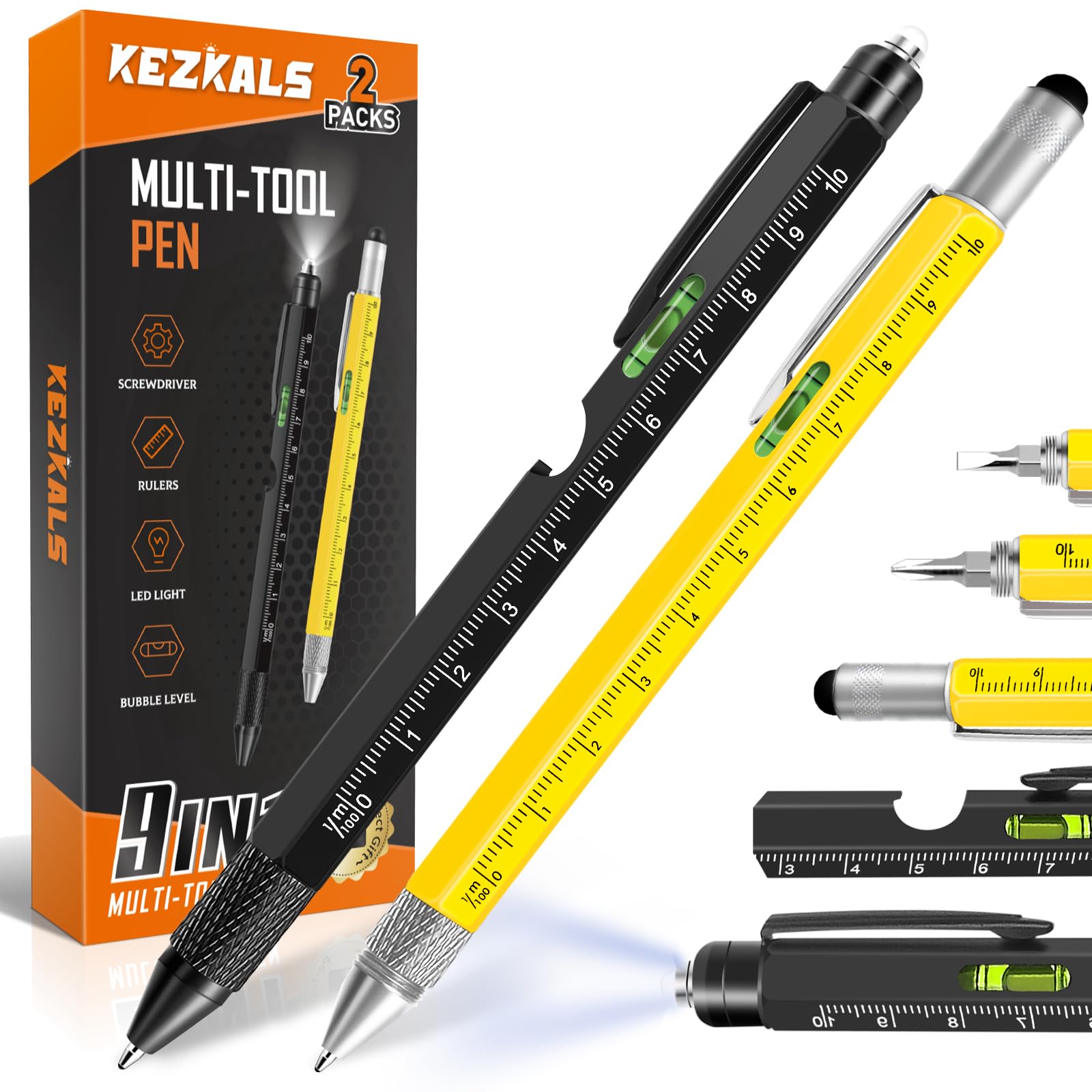 Valentines Day Gifts For Him, 9 In 1 Multitool Pen Mens Valentines Gifts, Gifts For Men Him Boyfriend, Birthday Gifts For Men Da