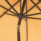Safavieh Pat8006A Outdoor Collection Elegant Valance Auto Tilt Umbrella