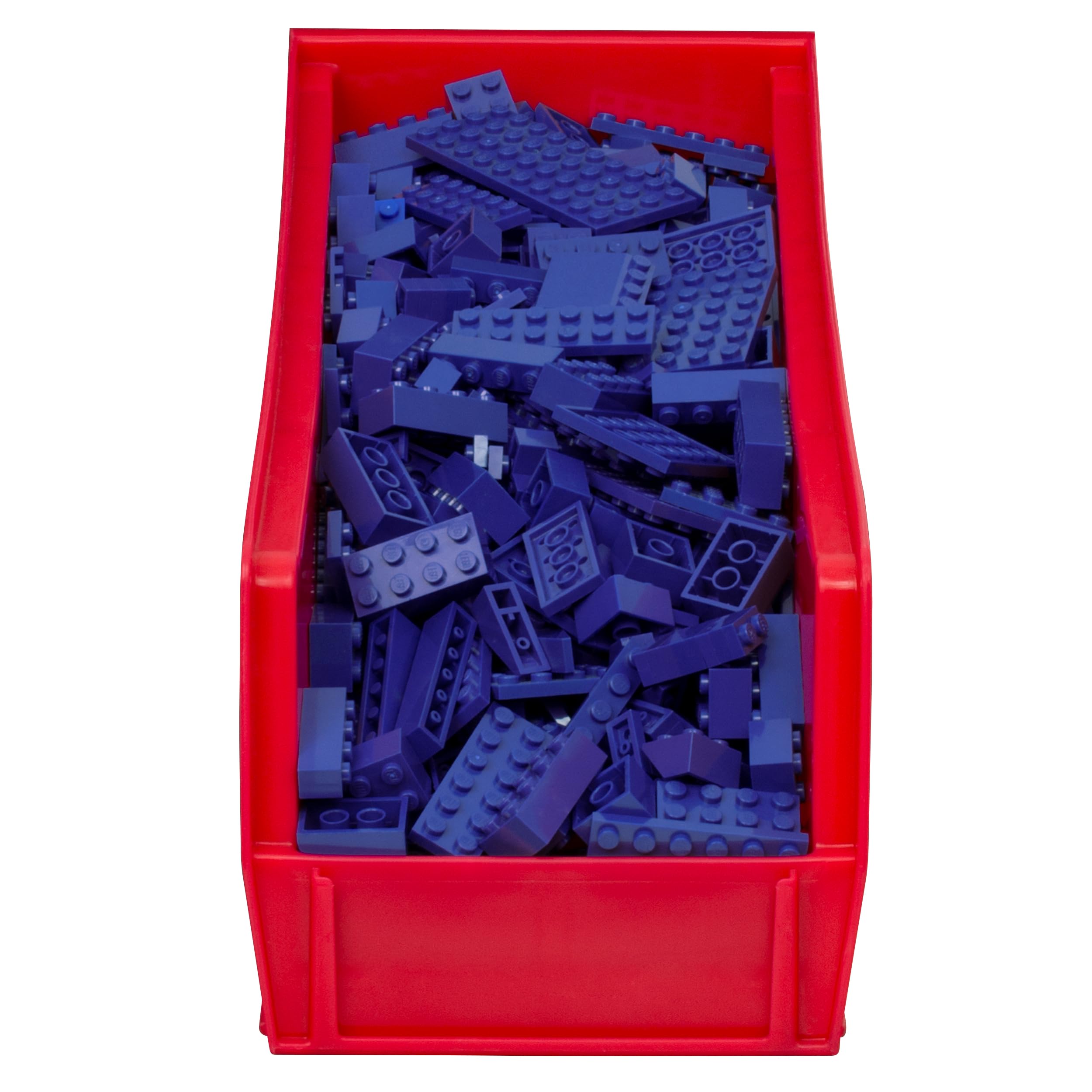 Akro-Mils 30234 Akrobins Plastic Hanging Stackable Storage Organizer Bin, 15-Inch X 5-Inch X 5-Inch, Red, 12-Pack