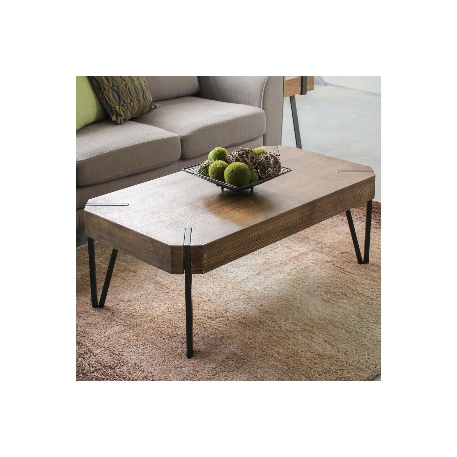 International Caravan Wood Coffee Table