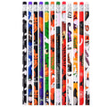 YYaaloa 96 Pcs Wooden Pencil with Eraser Halloween Colorful Pencils Novelty Fun School Supplies Holiday Gift Office School Stude