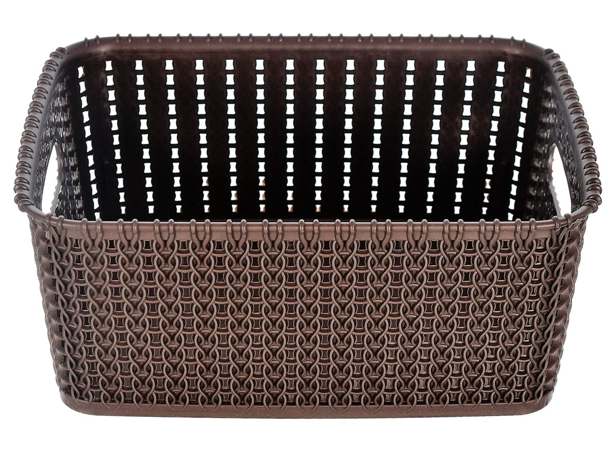Kuber Industries Multipurposes Large M 20 Plastic Basket, Organizer For Kitchen, Countertops, Cabinets, Bathrooms Without Lid (B