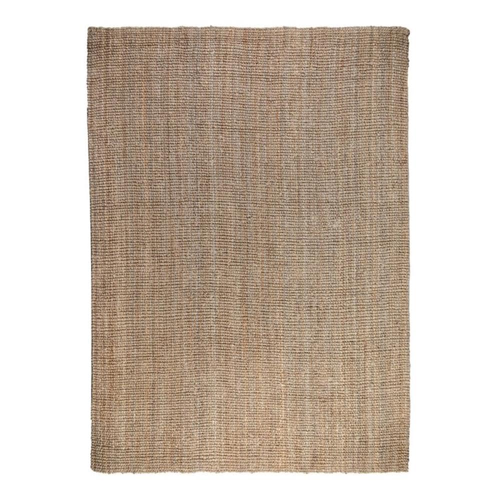 Verde Collection Hand Spun Chunky Loop Jute Rug, 8 By 10-Feet, Oatmeal