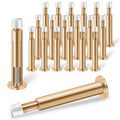 Kolako Door Stop 20 Pack Spring Door Stop Gold Door Stoppers For Bottom Of Door, Long Door Stopper With Rubber Bumper Tips Baseb