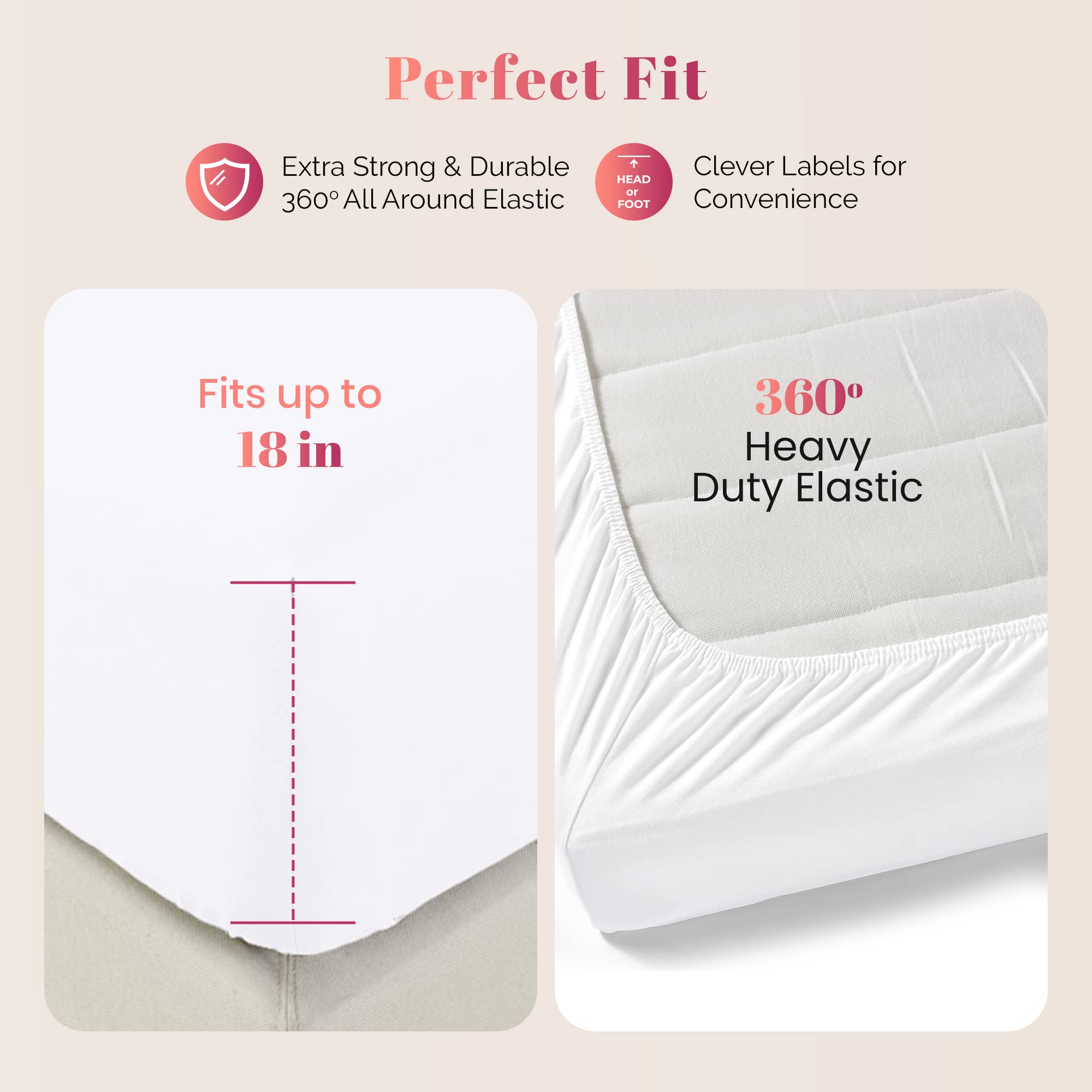 Ashton Sheets Luxury Egyptian Cotton California King Fitted Sheet Only - 1000 Thread Count White Cal King Sheets Deep Pocket Fit