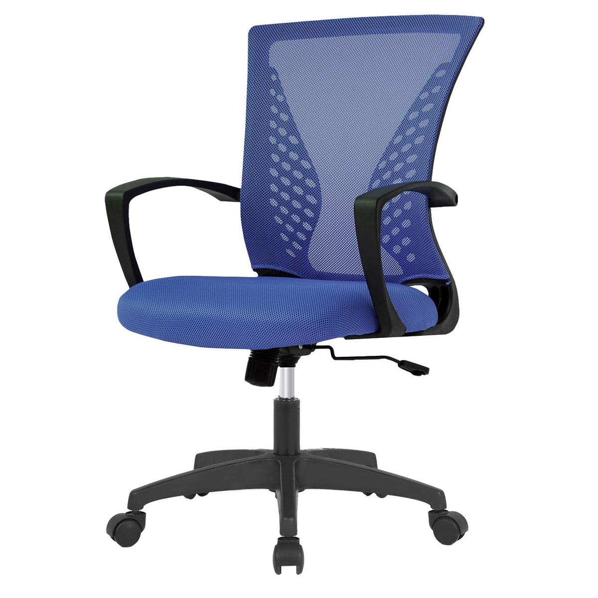 Office Desk Chair, Ergonomic Computer Gaming Chair With 360 Degrees Swivel Wheels, Home Office Desk Chairs With Armrest Lumbar F