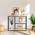 Wohomo Console Table, 12 Inch Narrow Entryway Table For Living Room, 31.5 Inch Modern Industrial Sofa Table With 3-Tier Storage Shelves For Corridor, Hallway, White Marble