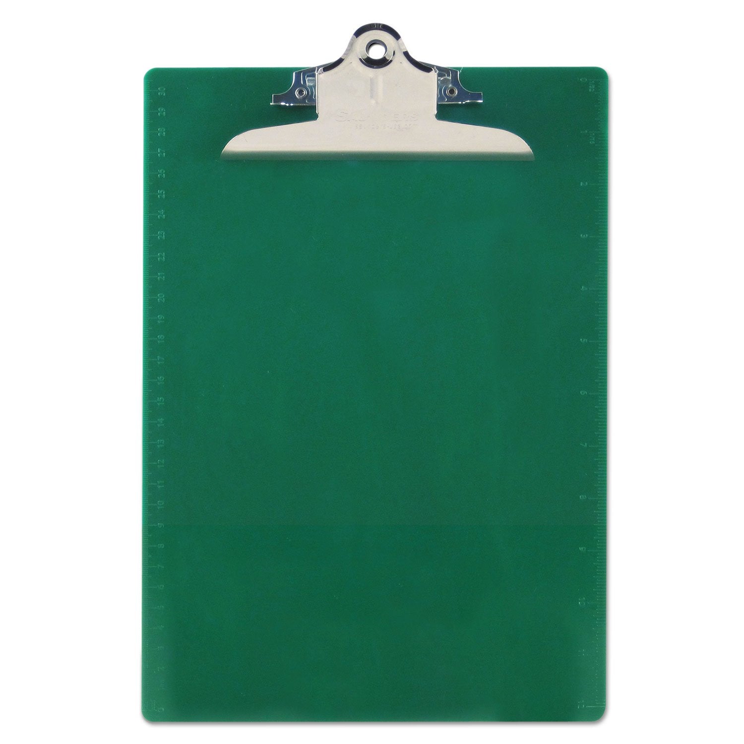 Saunders 21604 Recycled Plastic Clipboards 1-Inch Clip Cap 8 1/2 X 12 Sheets Green