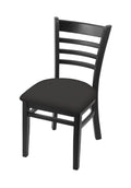 Holland Bar Stool Co. 3140 18 Chair with Black Finish and Canter Iron Seat
