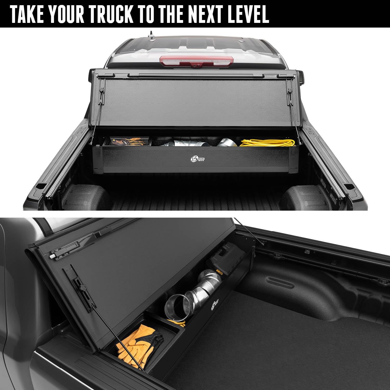 Realtruck Bak Bakbox 2 Fold-Away Utility Box | 92401 | Fits 2000 - 2015 Toyota Tundra (All Beds)