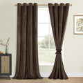 Dwcn Blackout Velvet Curtains - Extra Long Refresh Bundleable Heavy Duty Thermal Insulated Grommet Window Panels For Bedroom/Liv