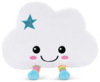 Iscream Plush Squad Rainbow Letters Shaped 19' X 6' Soft Fleece Accent Pillow