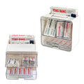 Nineween 2 Pack Bandage Storage Organizer for Wall, Plastic Medical Supplies Container for Home Medicine Cabinet, Elastic Bandag