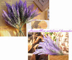Lovenimen Artificial Lavender Flowers Bouquet In Purple, Fake Plant For Home Decor, Wedding, Garden, Office, Patio Decoration, P