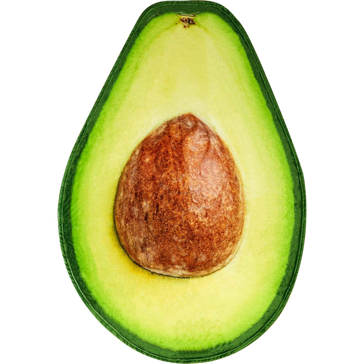 Vessia Avocado Throw Blanket(Green), Realistic Funny Food Blanket For Adults And Kids, 300Gsm Novelty Fruits Printed Blanket For