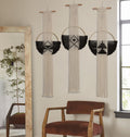 Macrame Wall Hanging 3Pcs Macrame Wall Decor Macrame Wall Art Round Wall Art Handmade Boho Wall D  cor