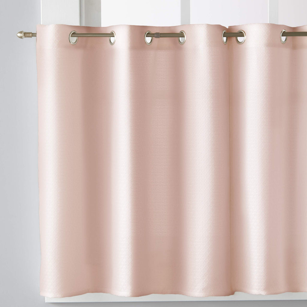 Skl Home Trio Curtain Tier Pair, 57 Inches X 24 Inches, Blush