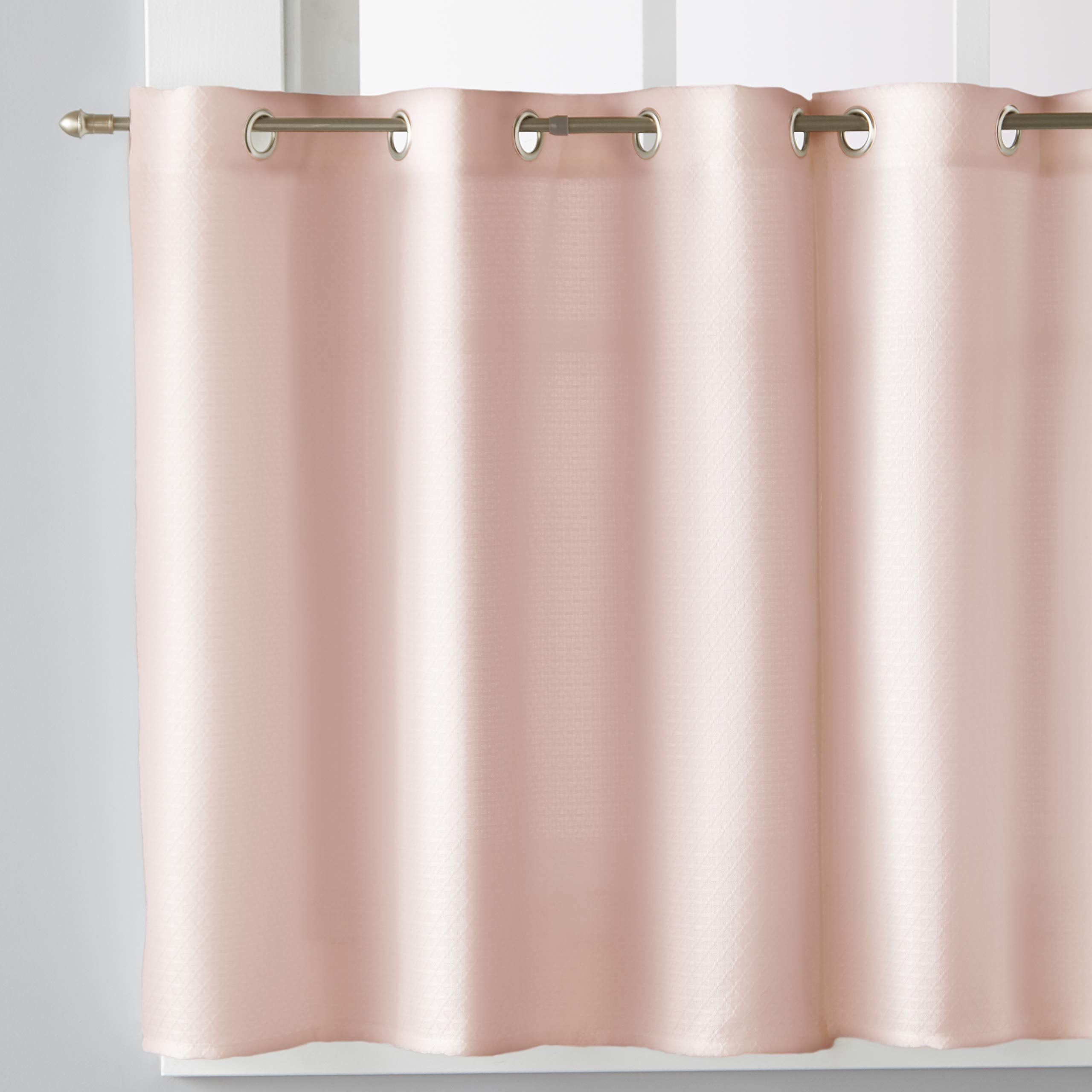 Skl Home Trio Curtain Tier Pair, 57 Inches X 24 Inches, Blush