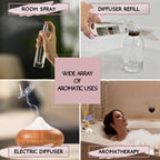 LOVSPA Reed Diffuser Oil Refill - Citrus Marine Fragrance, Ocean Scented, 4 oz with Replacement Reed Sticks, Made in the USA