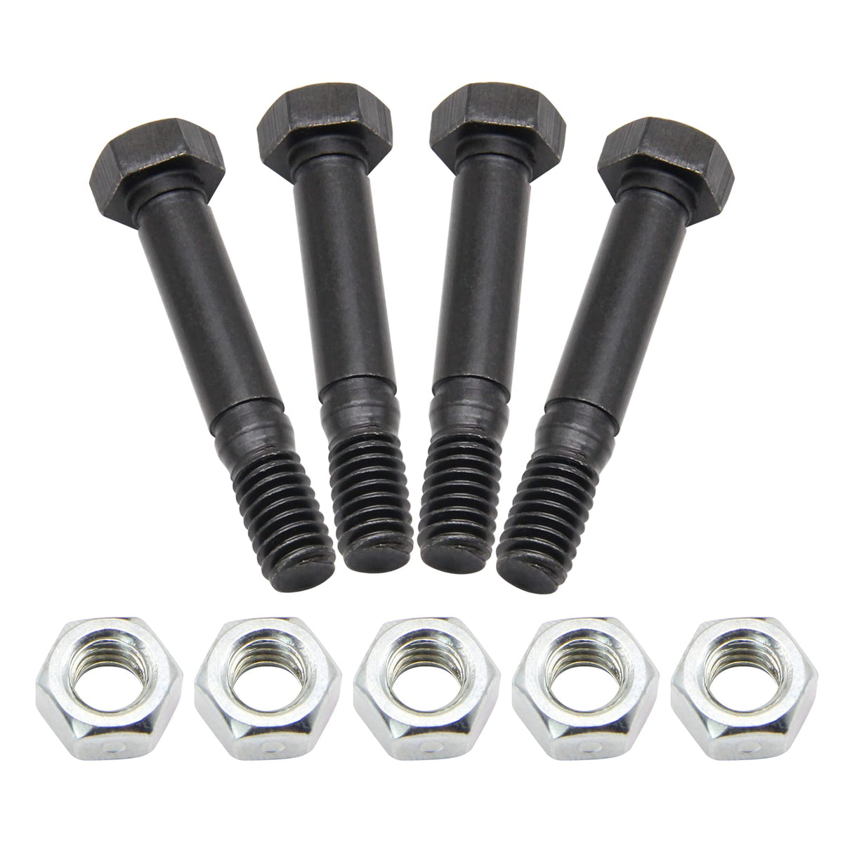 Ganivsor Replacement Snowthrower Shear Pin 4Bolt & 5Nut For Ariens Snowblower 52100100 521001 00659100 St824E St1027Le
