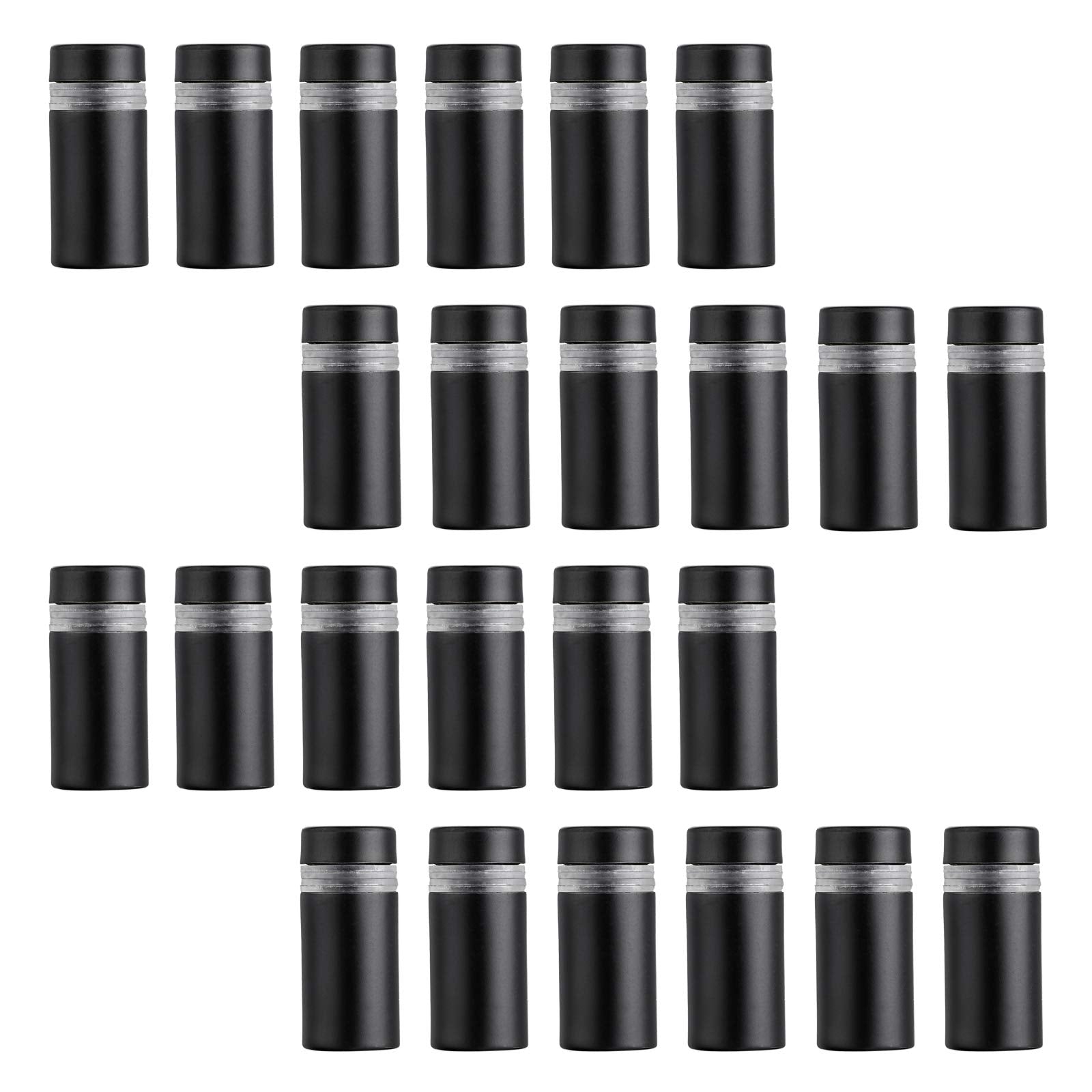 Sumnacon 24Pcs 1/2 X 1 Inch Stainless Steel Standoff Screws-Wall Mounted Standoff Nails For Glass Acrylic Picture Frame, Adverti
