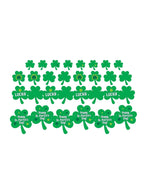 St. Patrick's Day Printed Paper Mega Value Pack Cutouts - 5'', 7'', 9'', 12'' (Pack of 30) - Stunning & Vibrant Design - Perfect
