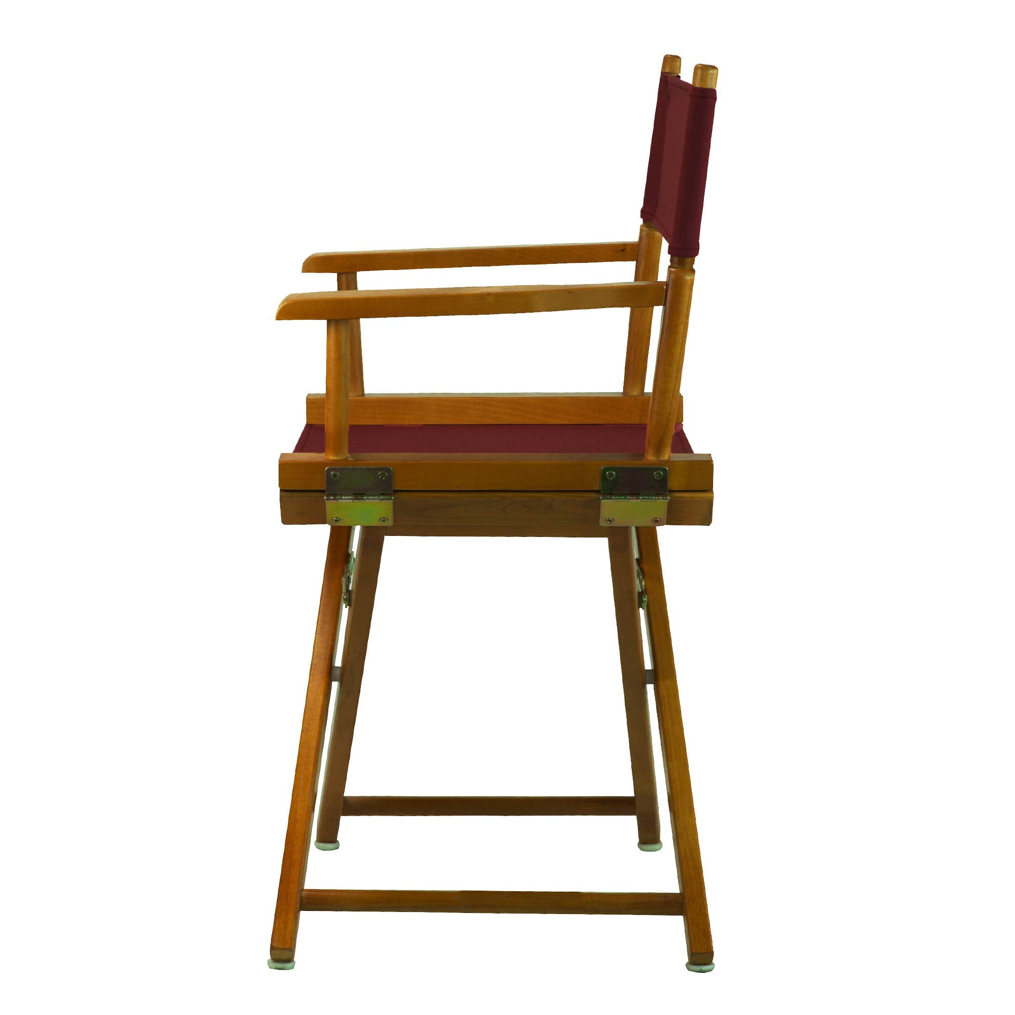 Casual Home 18&quot; Director'S Chair Honey Oak Frame With Burgundy Canvas