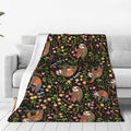 Docsckus Ultra-Soft Microfiber Throw Blanket 330 Gsm Fuzzy Fleece Blanket For Adults Kids Gift Couch, Sofa, Bed Sloth Black 60'