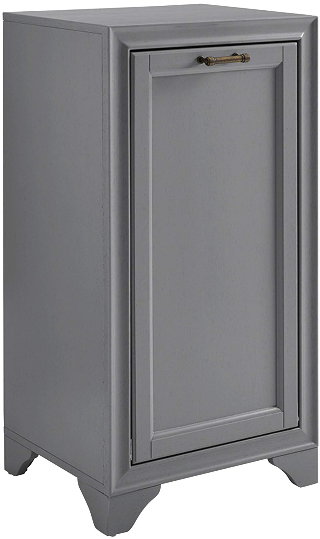 Crosley Furniture Tara Linen Storage Cabinet and Bathroom Organizer with a Drawer and Shelves, Vintage Gray