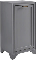 Crosley Furniture Tara Linen Storage Cabinet and Bathroom Organizer with a Drawer and Shelves, Vintage Gray