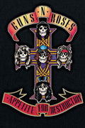 Buyartforless Guns n Roses - Appetite for Destruction 1987 36x24 Music Art Print Poster, Black, Red, Purple, Yellow, White