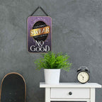 Open Road Brands Harry Potter I Solemnly Swear Hanging Wood Wall Decor - Fun Harry Potter Sign For Kids' Bedroom Or Movie Room