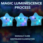 Sofipal Led Twinkle Star Shaped Plush Pillow, Creative Night Light Glowing Cushions Plush Stuffed Toys Gifts For Kids, Decoratio