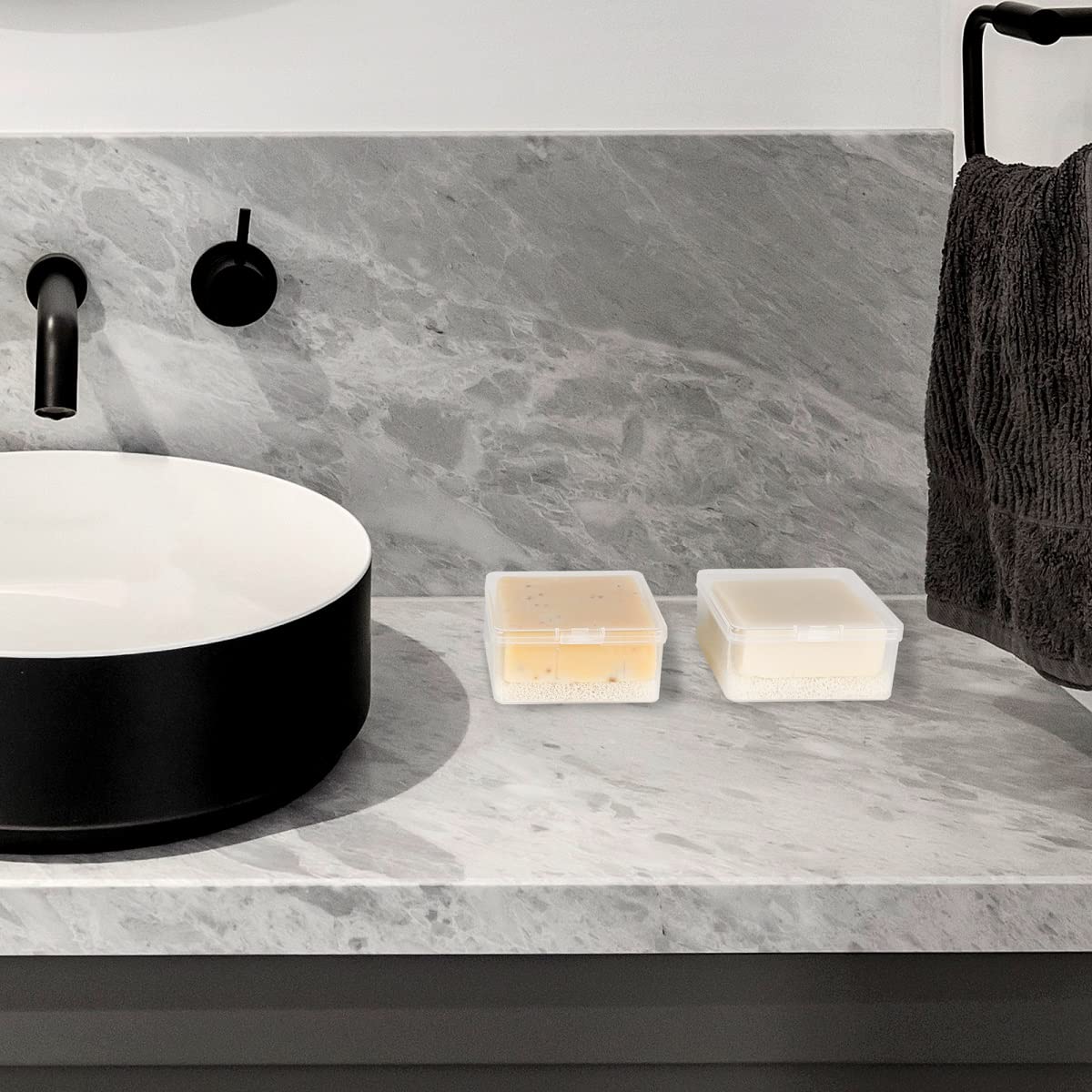 Travel Soap Dish, Soap Box Case With Bar Soap Saver Pad Portable Soap Rest For Bathroom Shower Home Outdoor Gym Fitness Vonpri (