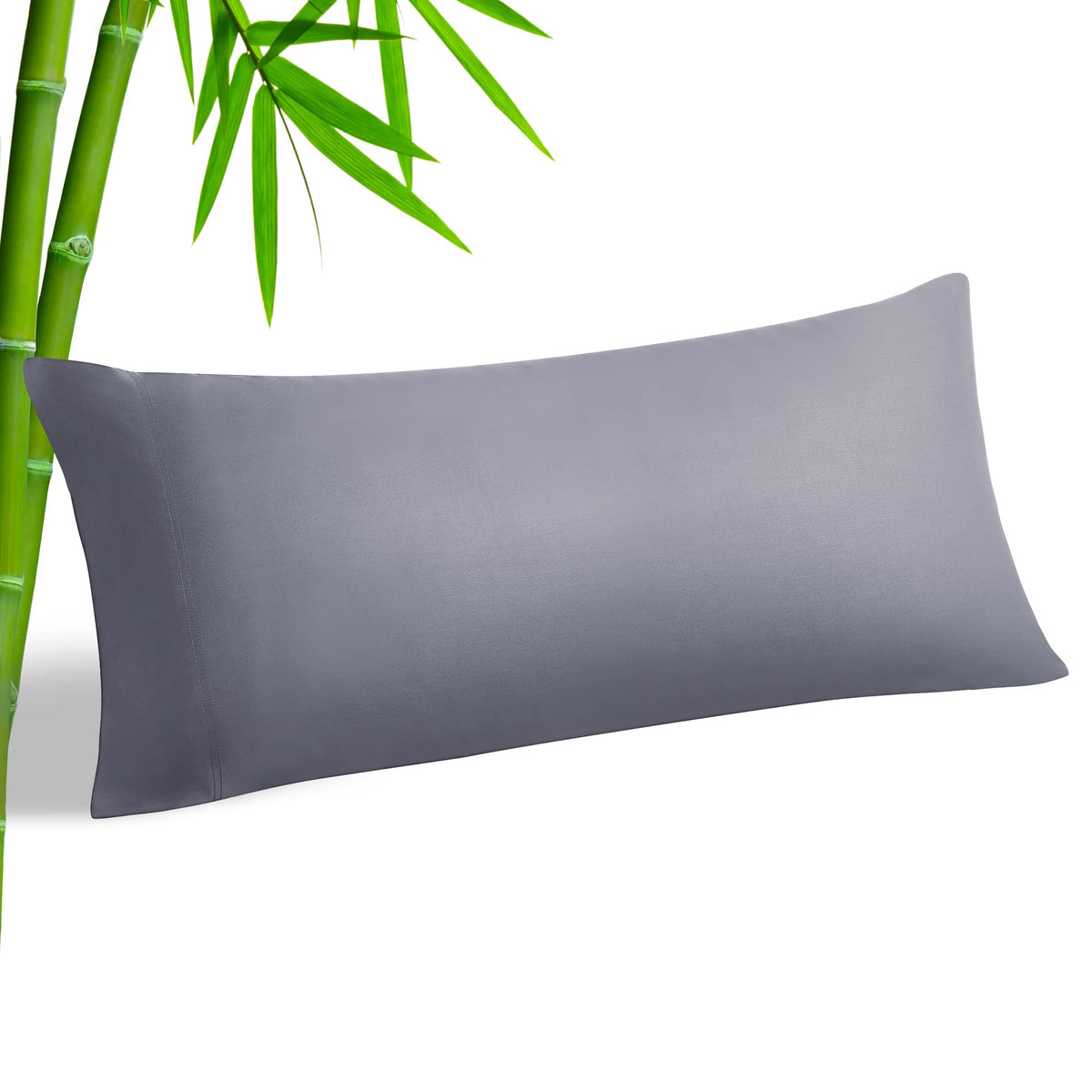 Bedelite Body Pillow Cover, Rayon Made From Bamboo, Cooling Body Pillow Pillowcase For Hot Sleepers And Night Sweats, Breathable