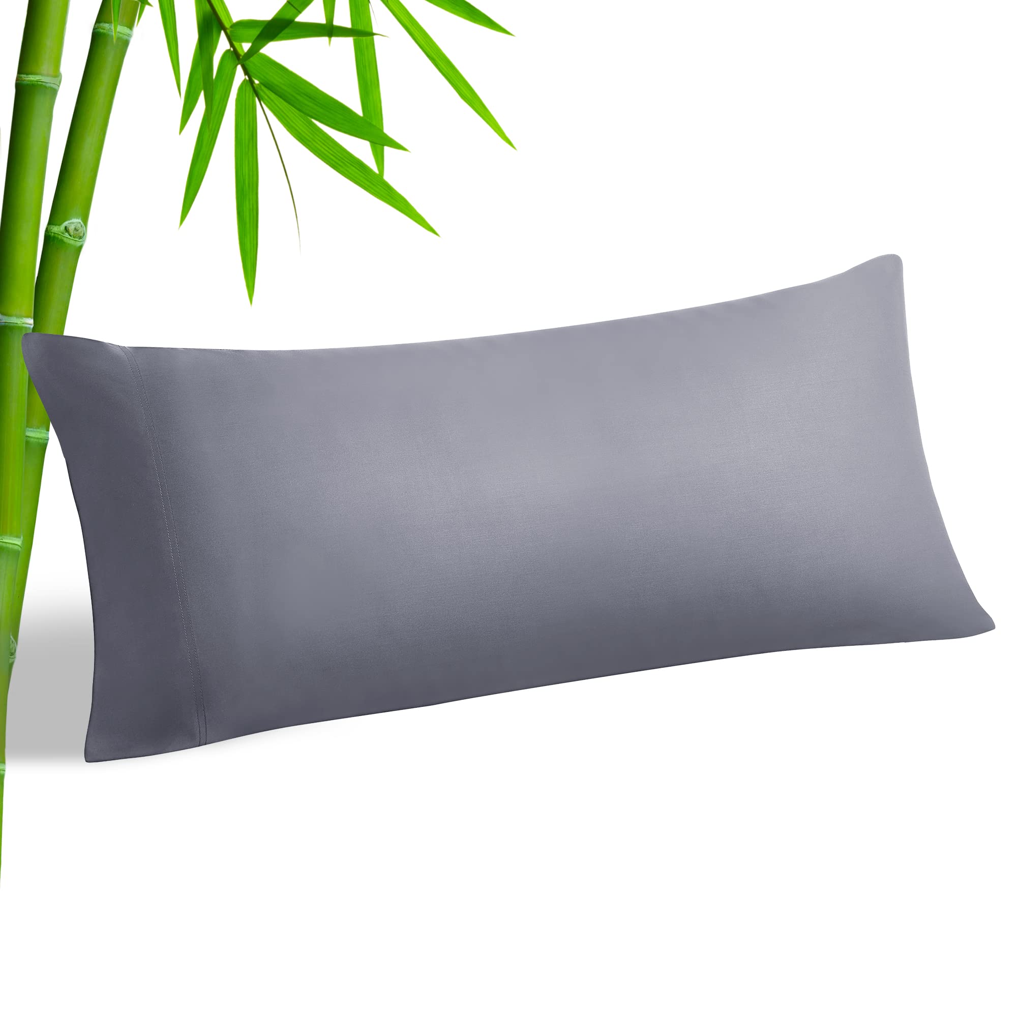 Bedelite Body Pillow Cover, Rayon Made From Bamboo, Cooling Body Pillow Pillowcase For Hot Sleepers And Night Sweats, Breathable