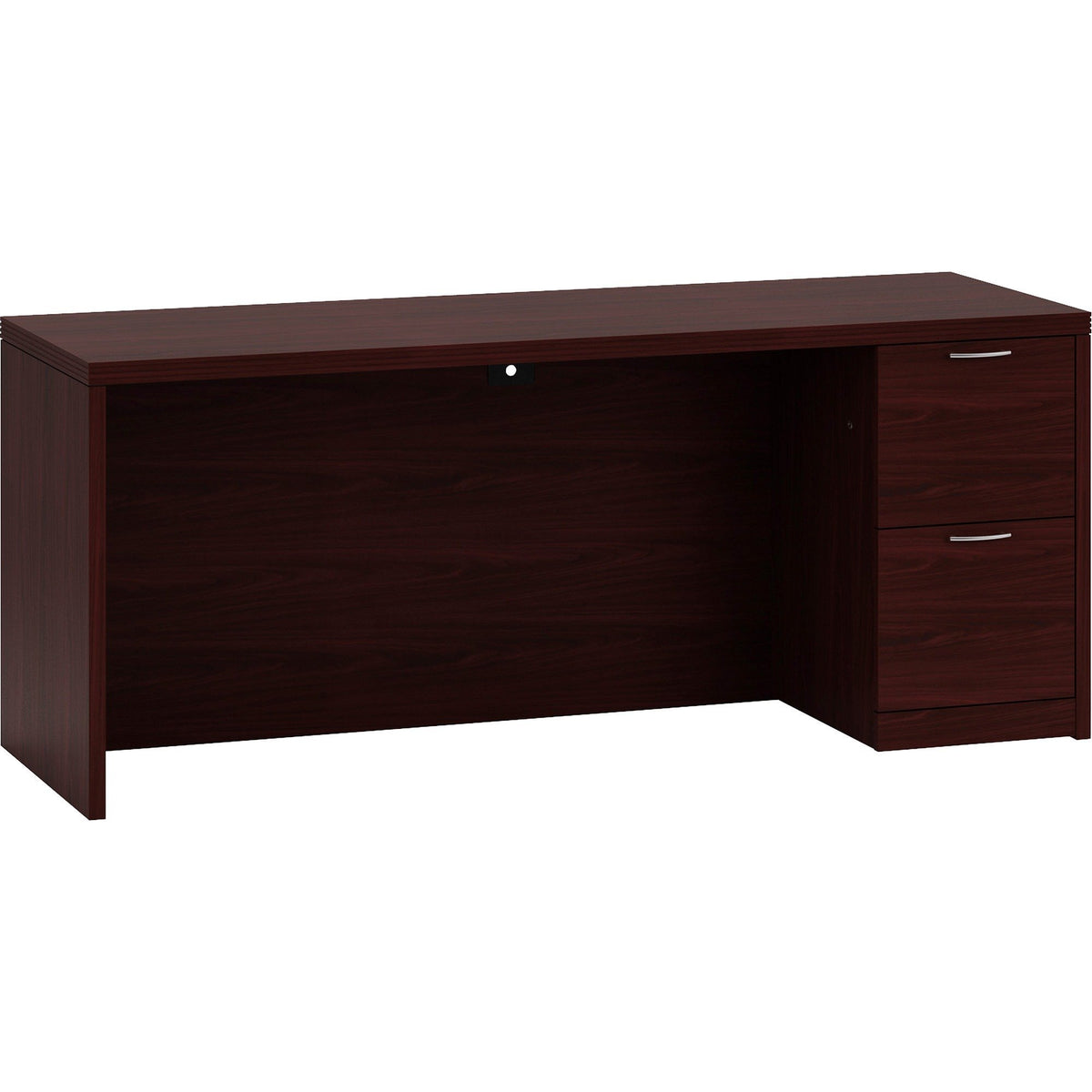 Hon Right Credenza, 72&quot; X 24&quot; X 29-1/2&quot;, Mahogany