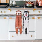 Funny Sloth Hand Towels For Bathroom Kitchen - Sloth Gifts Cute Decorative Sloth Decor Hanging Face Towels Absorbent Soft- Mothe