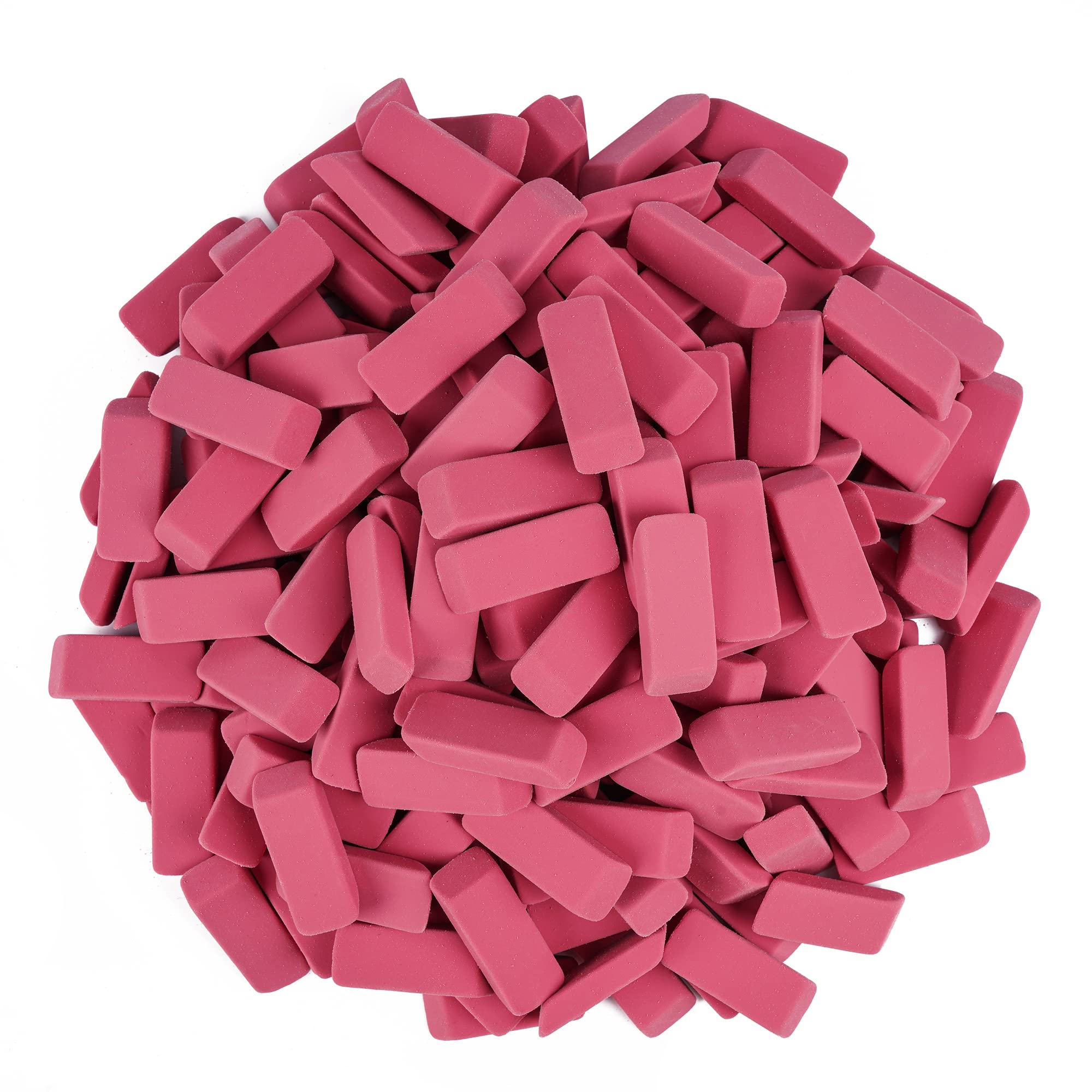 200 Pack Pink Erasers Bulk Latex-Free Soft Erasers Pencil Erasers For Kids Teachers And School And Office Supplies